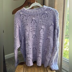 Aerie chunky knit sweater oversized